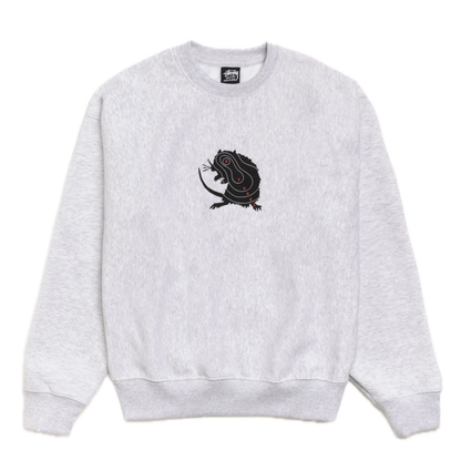 Stussy Long Range Crewneck - Ash