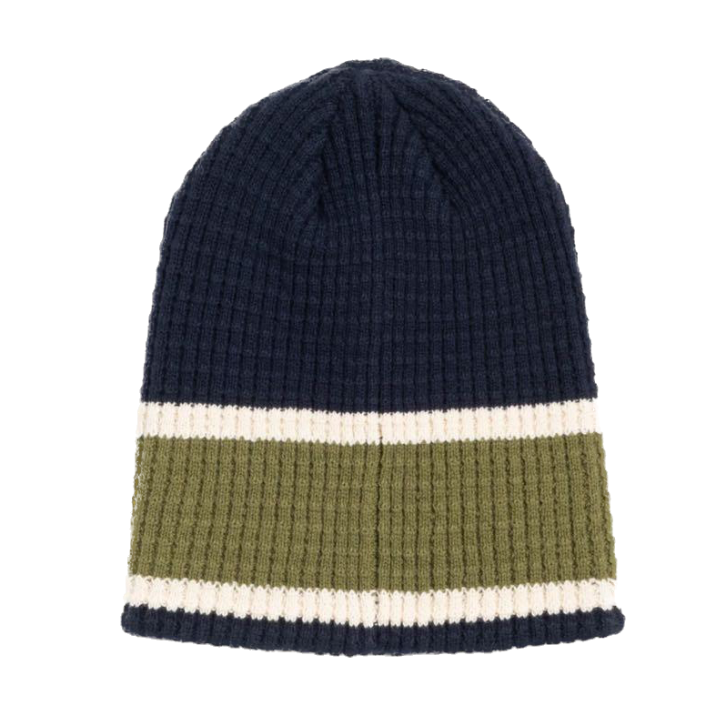 Stussy Varsity S Stripe Skullcap Beanie - Navy