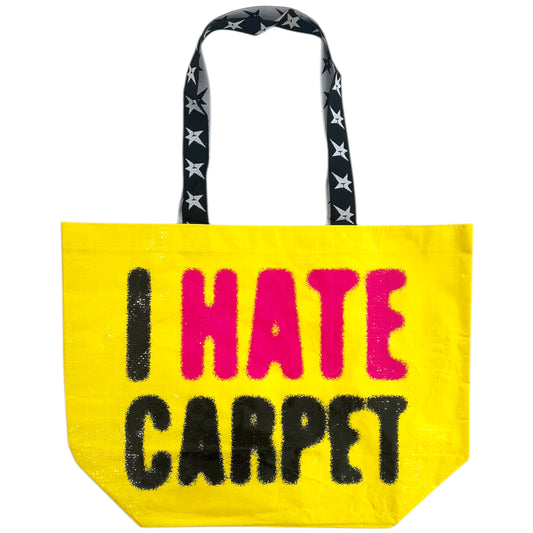 Carpet Company Hate Carpet Mesh Tote - Yellow