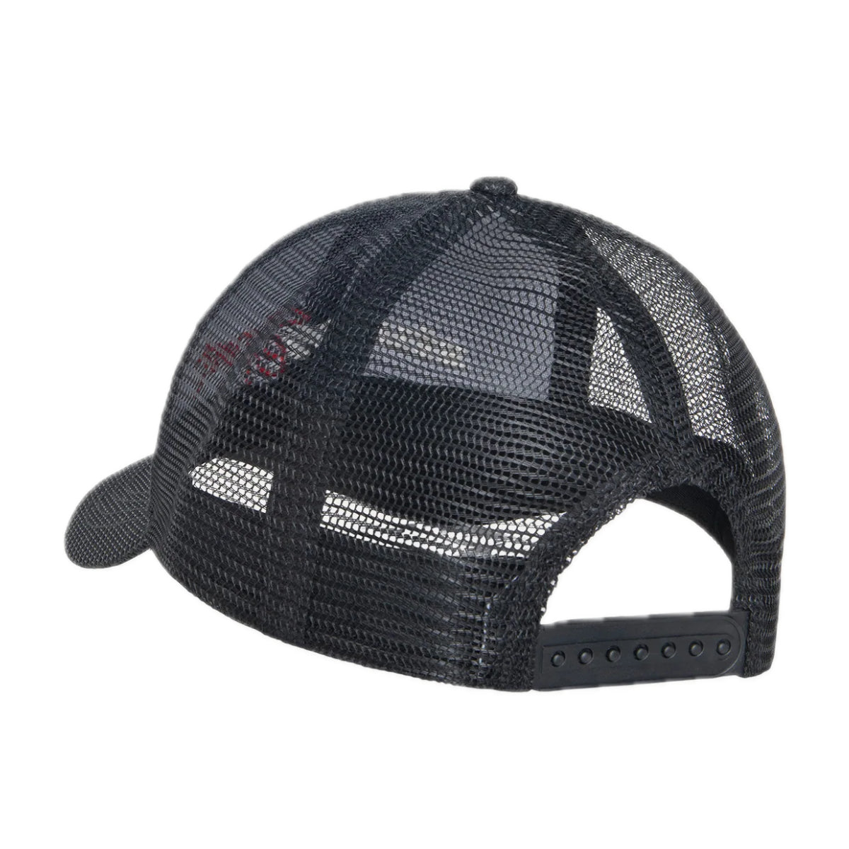 Stussy Mid Depth Sport Mesh Cap - Black