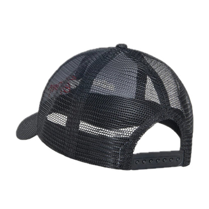 Stussy Mid Depth Sport Mesh Cap - Black