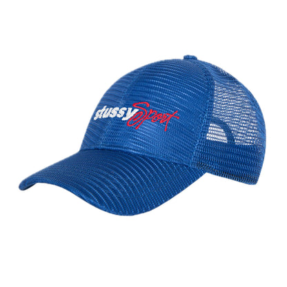 Stussy Mid Depth Sport Mesh Cap - Blue