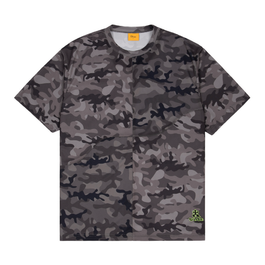 Dime Camo Mesh Tee - Charcoal