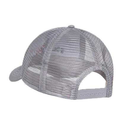 Stussy Mid Depth Sport Mesh Cap - Grey