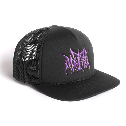 Metal - Logo Trucker Hat Black