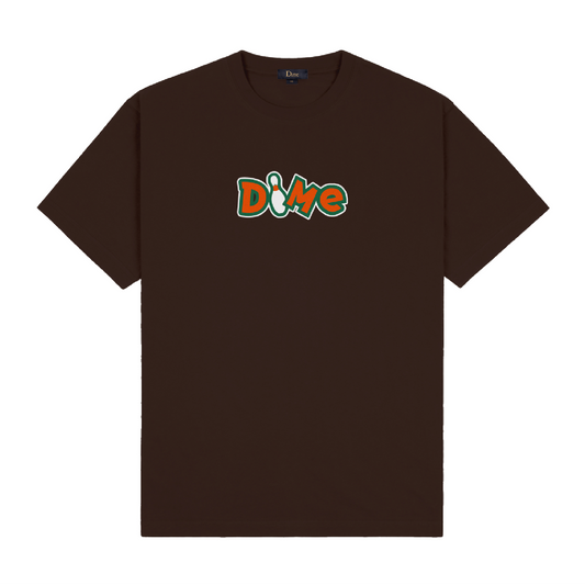 Dime Munson Tee - Deep Brown