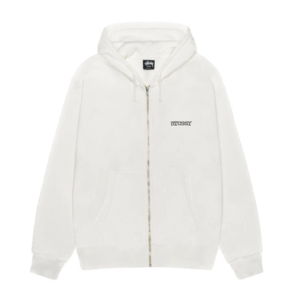 Stussy Jumbo Pigment Dyed Zip Hoodie - Natural – Ninetimes Skateshop