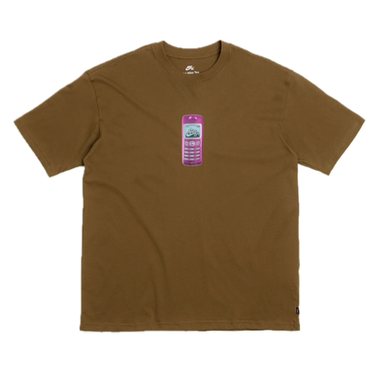 Nike SB Phone Tee - Mosswood Brown