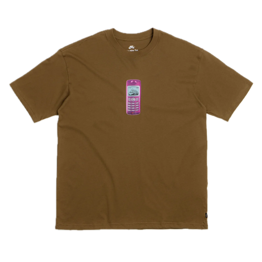 Nike SB Phone Tee - Mosswood Brown