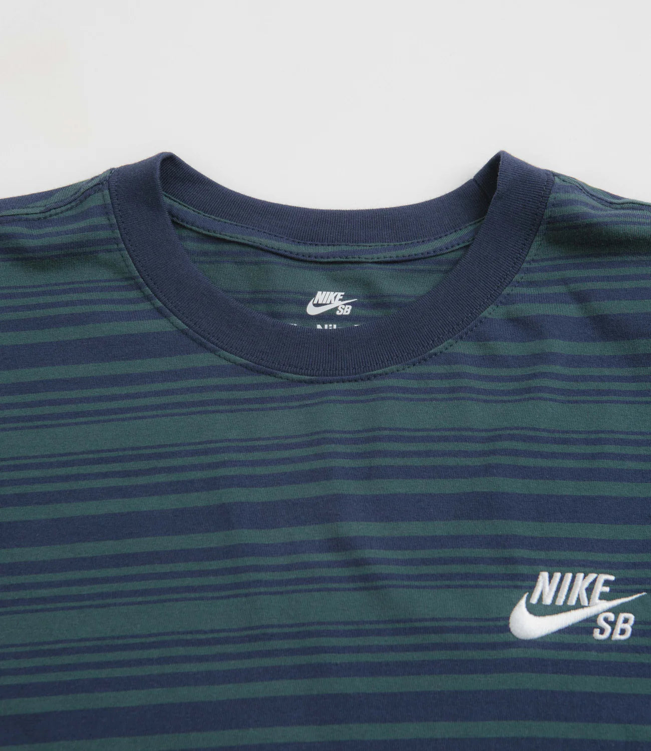 Nike SB Striped Longsleeve - Midnight Navy/Deep Jungle