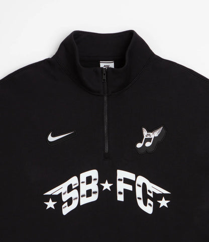 Nike SB World Cup Half Zip Sweatshirt - Black