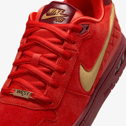 Nike SB Paul Rodriguez Zoom Air Low - Habanero Red/Club Gold/Team Red