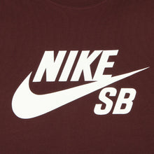 Load image into Gallery viewer, Nike SB Logo Tee - Burgundy Crush