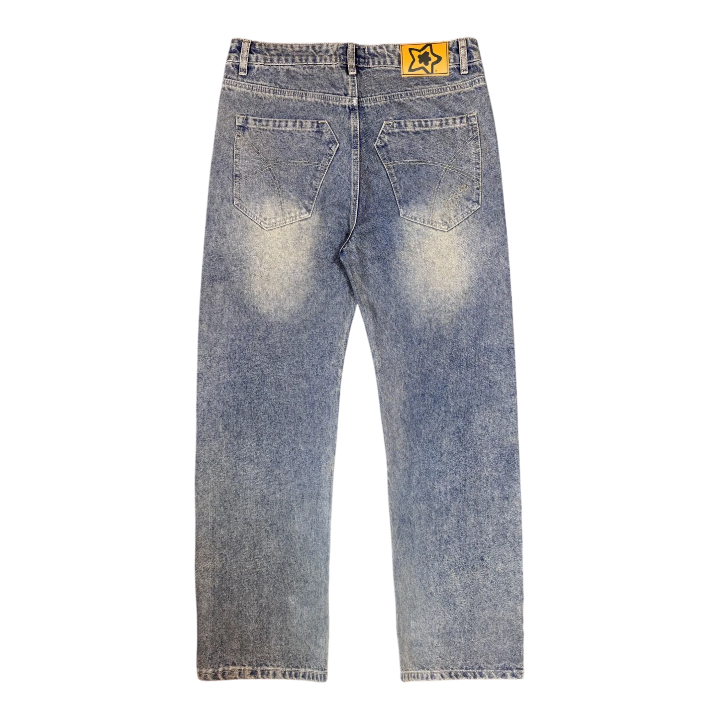 Star Team Normal Fit Drop Jeans - Blue