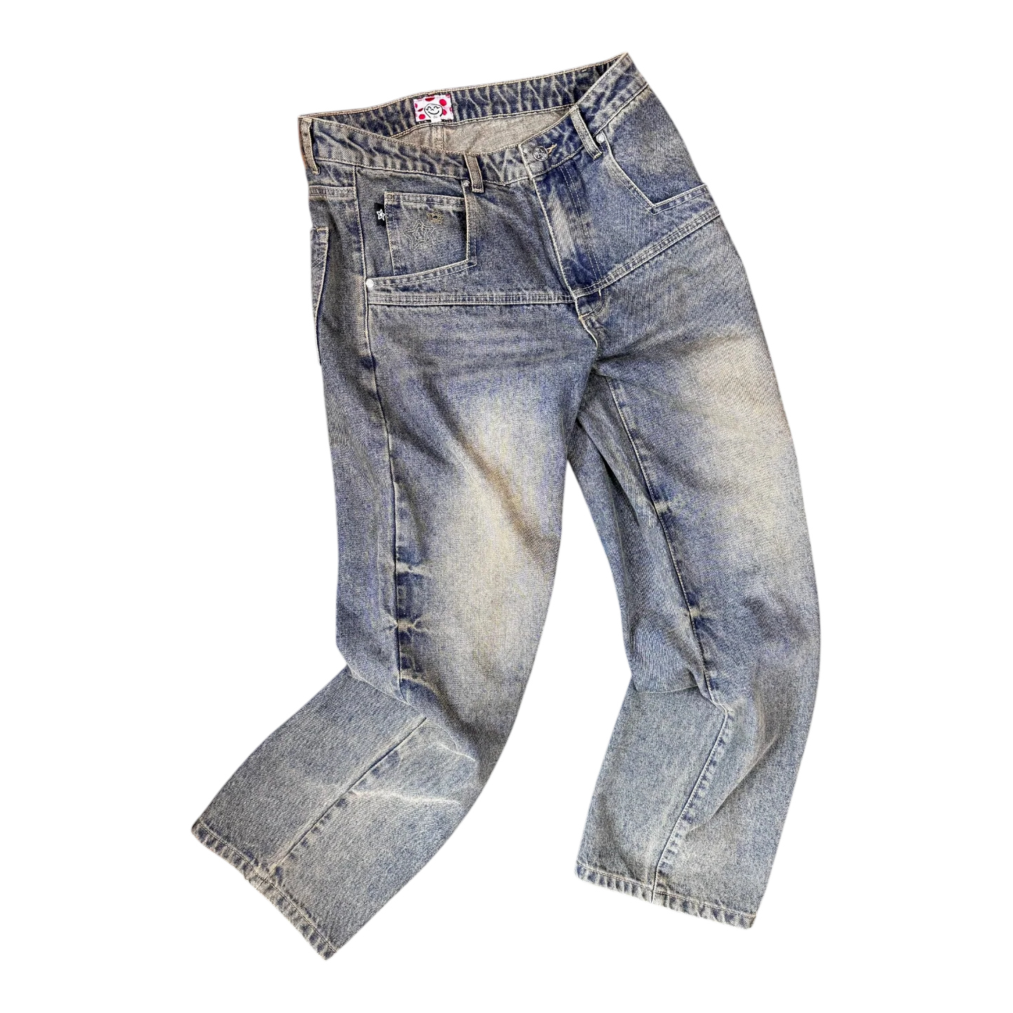 Star Team Normal Fit Drop Jeans - Blue
