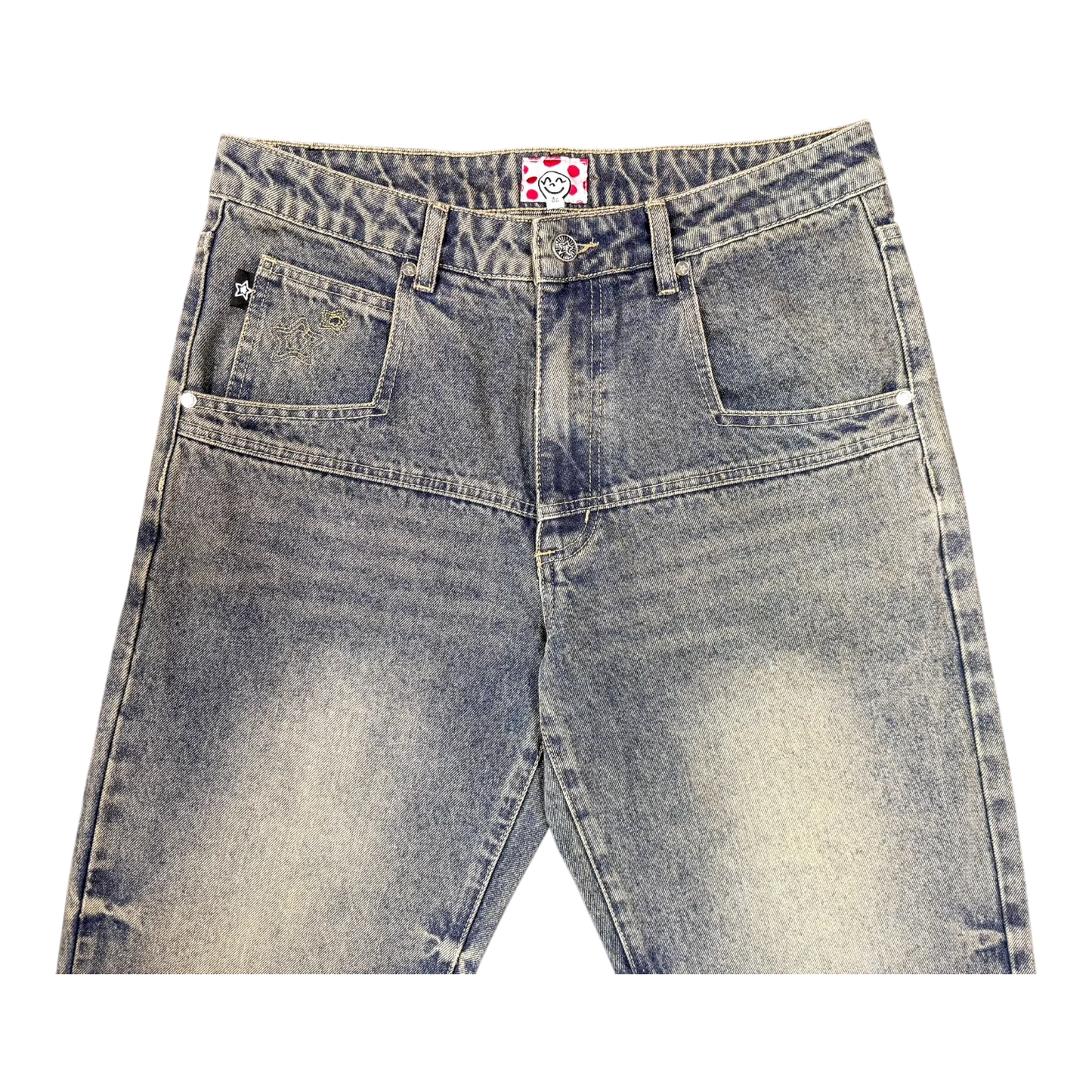 Star Team Normal Fit Drop Jeans - Blue