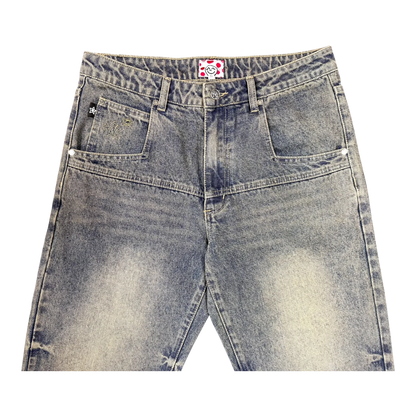 Star Team Normal Fit Drop Jeans - Blue