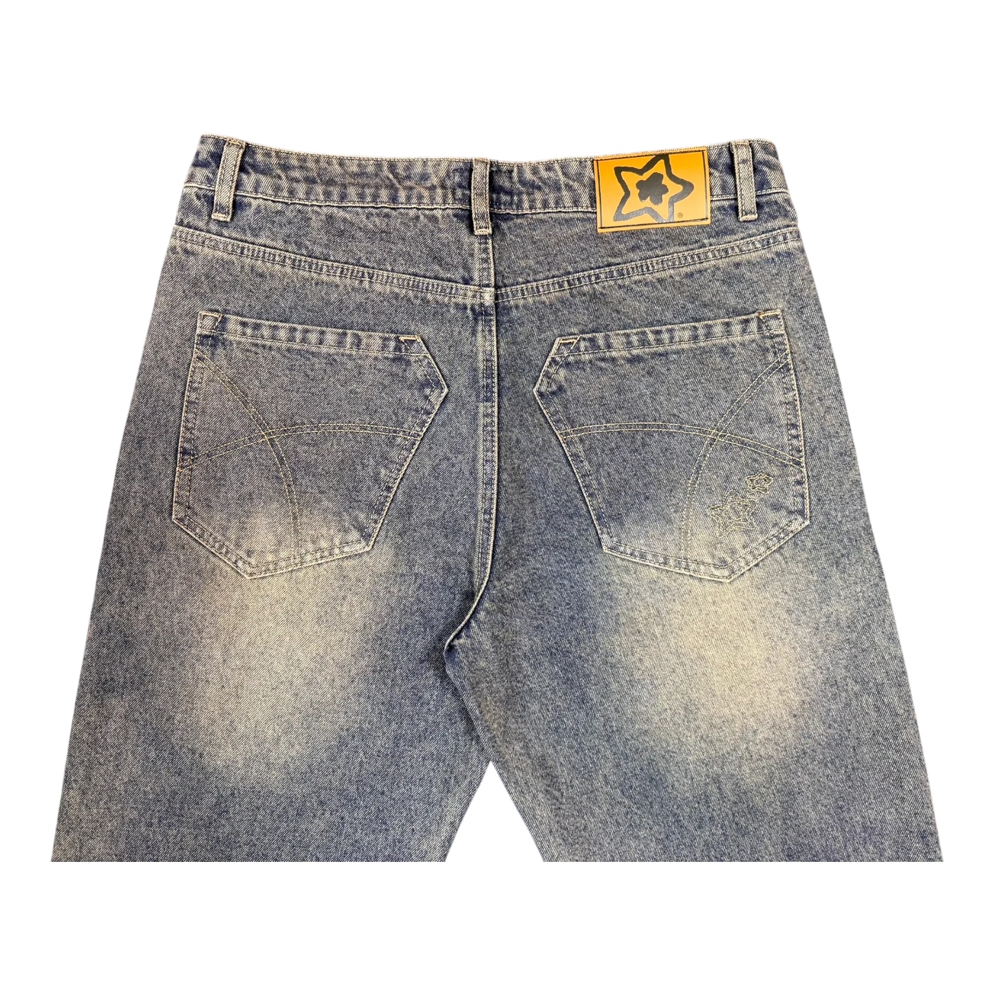 Star Team Normal Fit Drop Jeans - Blue