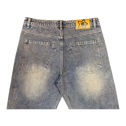 Star Team Normal Fit Drop Jeans - Blue