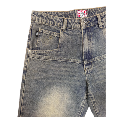 Star Team Normal Fit Drop Jeans - Blue