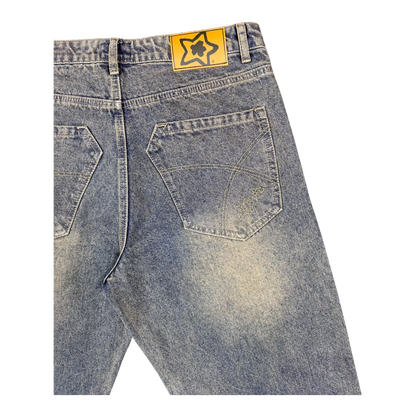Star Team Normal Fit Drop Jeans - Blue
