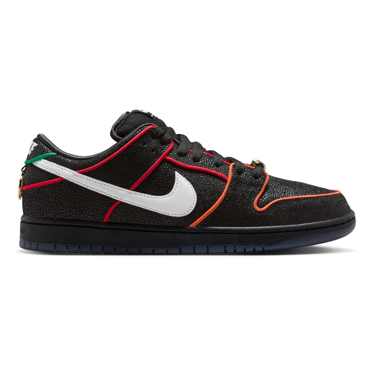 Nike SB Dunk Low Pro - Black/White/Challenge Red/Total Orange