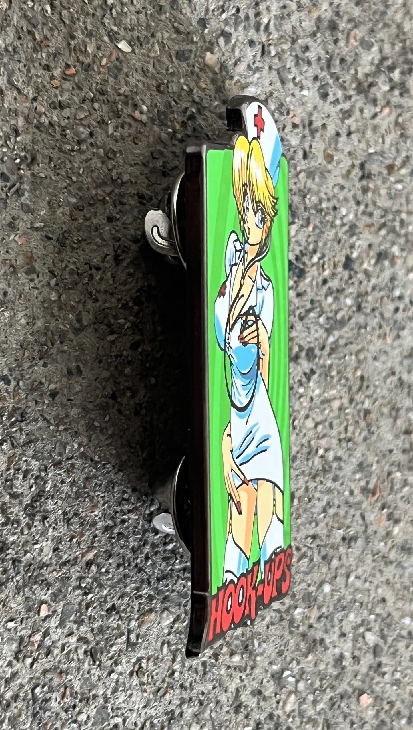 Hook-Ups Nurse Girl Nikki Enamel Pin