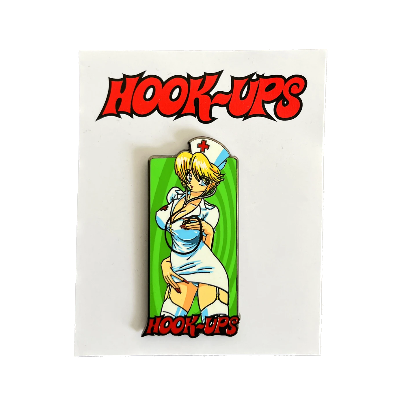 Hook-Ups Nurse Girl Nikki Enamel Pin