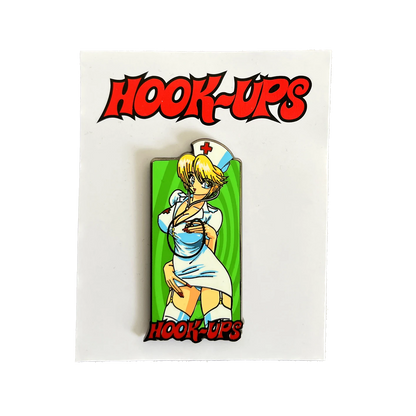 Hook-Ups Nurse Girl Nikki Enamel Pin