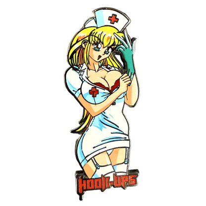 Hook-Ups Nurse Daisy Enamel Pin
