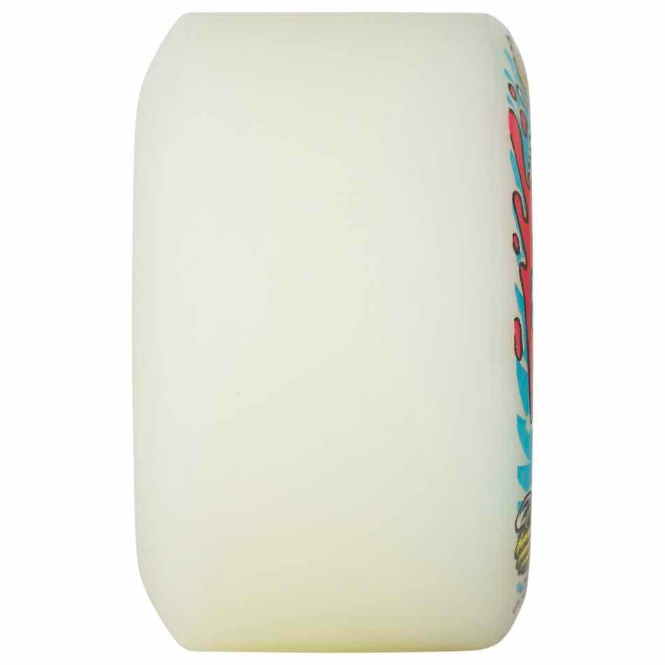 OJs Team Rider Wheels White Blue - 95A 61mm