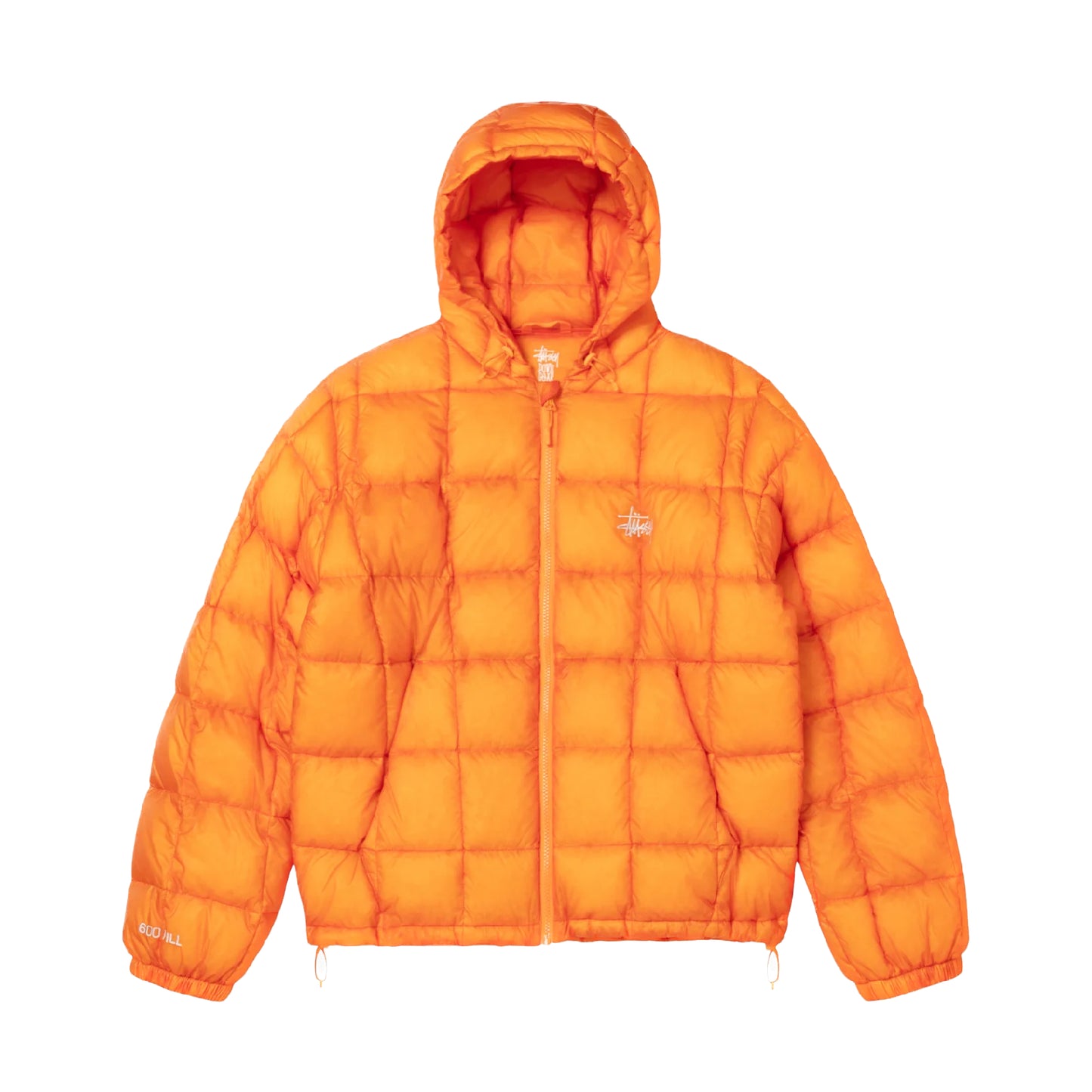 Stussy Midweight Hooded Puffer - Orange
