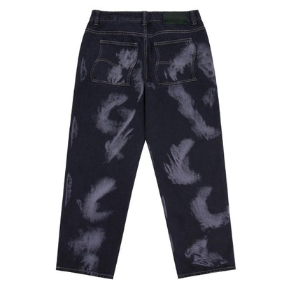 Dime Classic Relaxed Denim Pants - Purple Acid