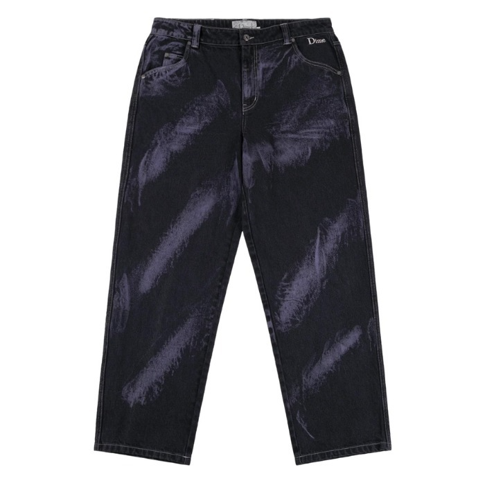 Dime Classic Relaxed Denim Pants - Purple Acid