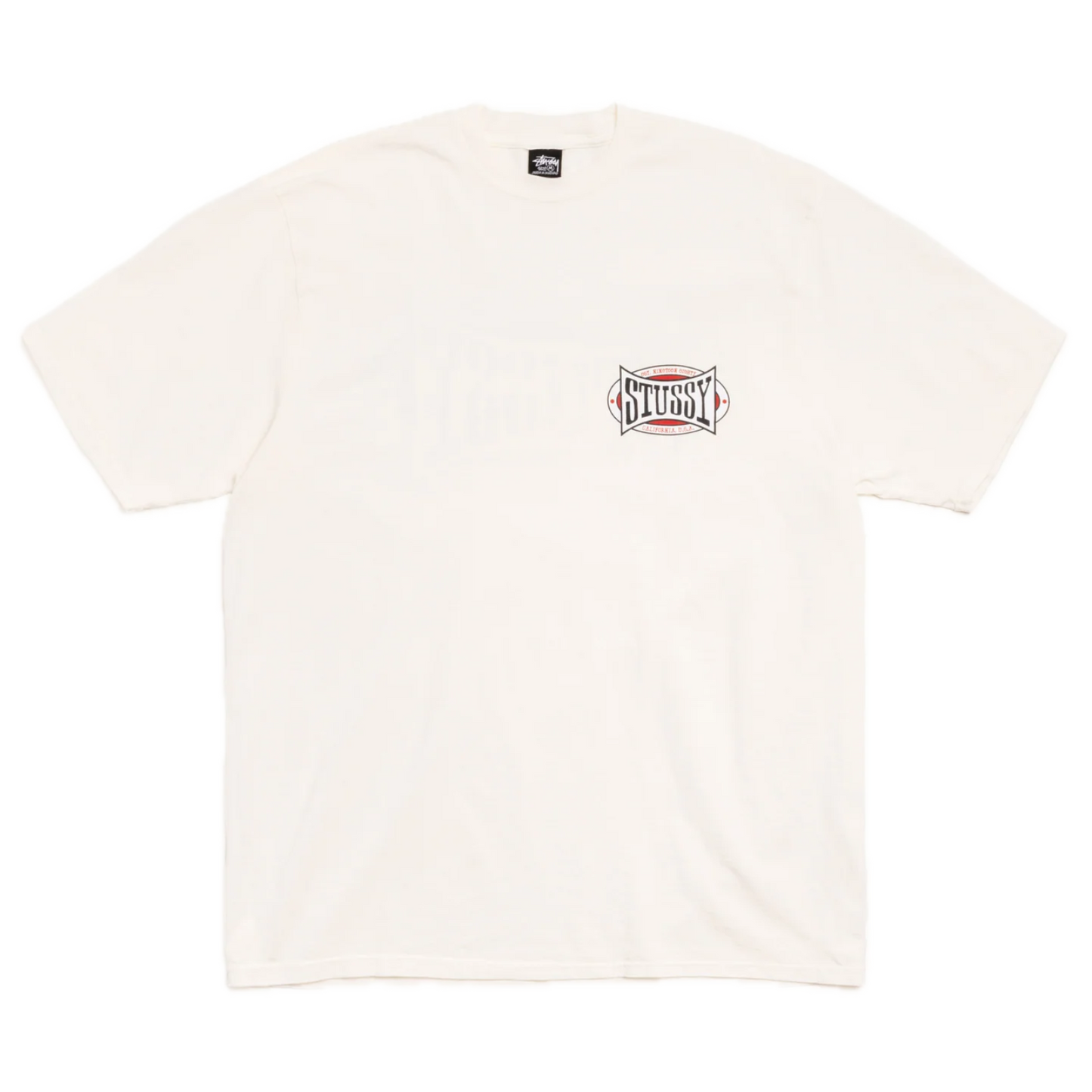 Stussy Champion Oval Pigment Dyed Tee - Natural