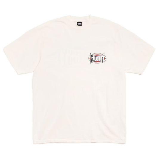 Stussy Champion Oval Pigment Dyed Tee - Natural