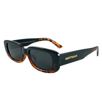 Happy Hour Oxford Sunglasses - Black Tortoise Fade Polarized