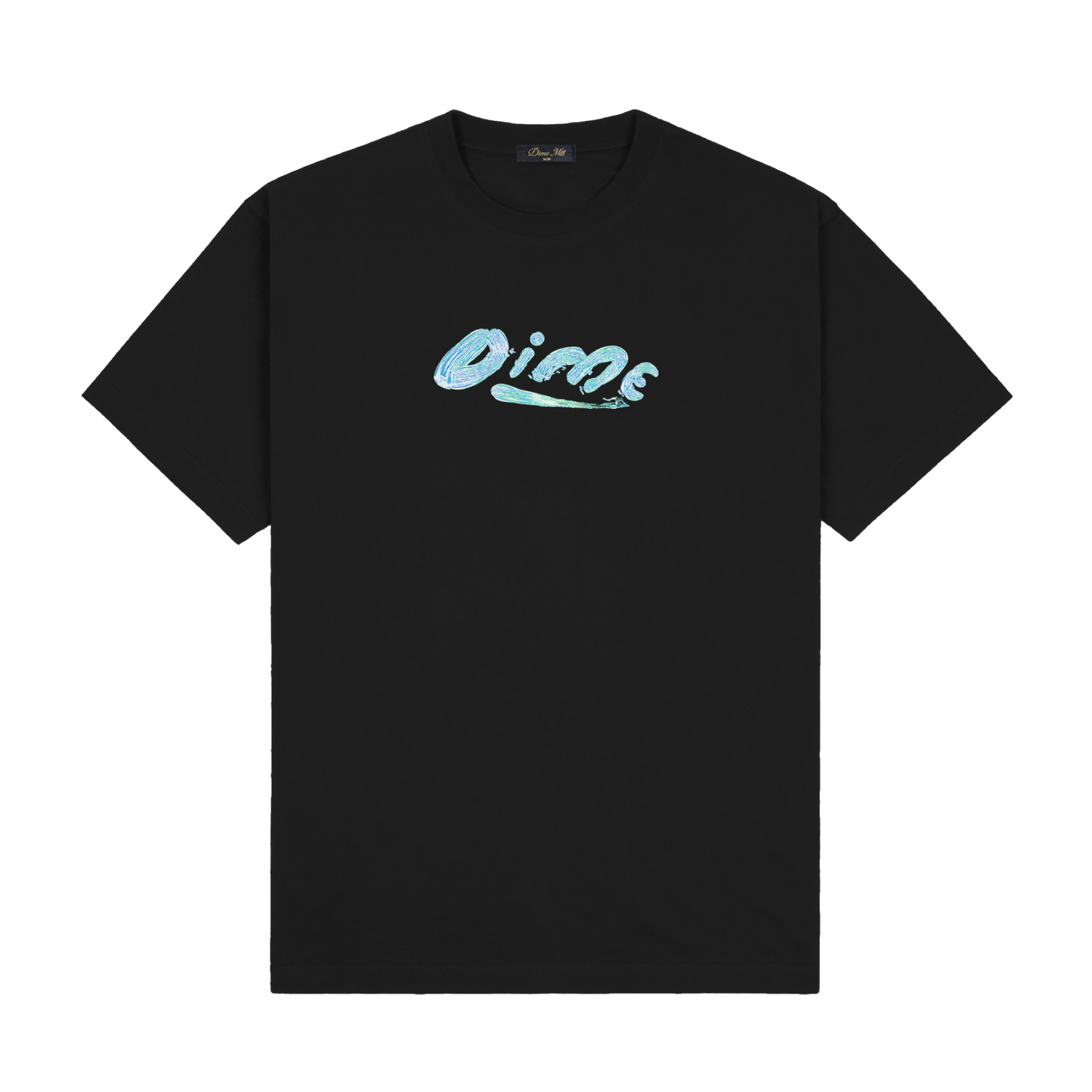 Dime Paint Tee - Black