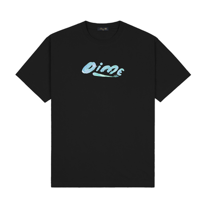 Dime Paint Tee - Black