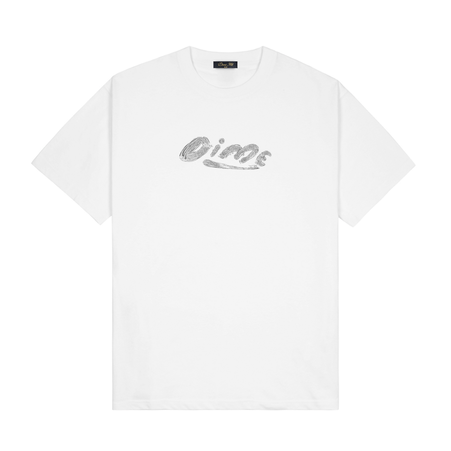 Dime Paint Tee - White