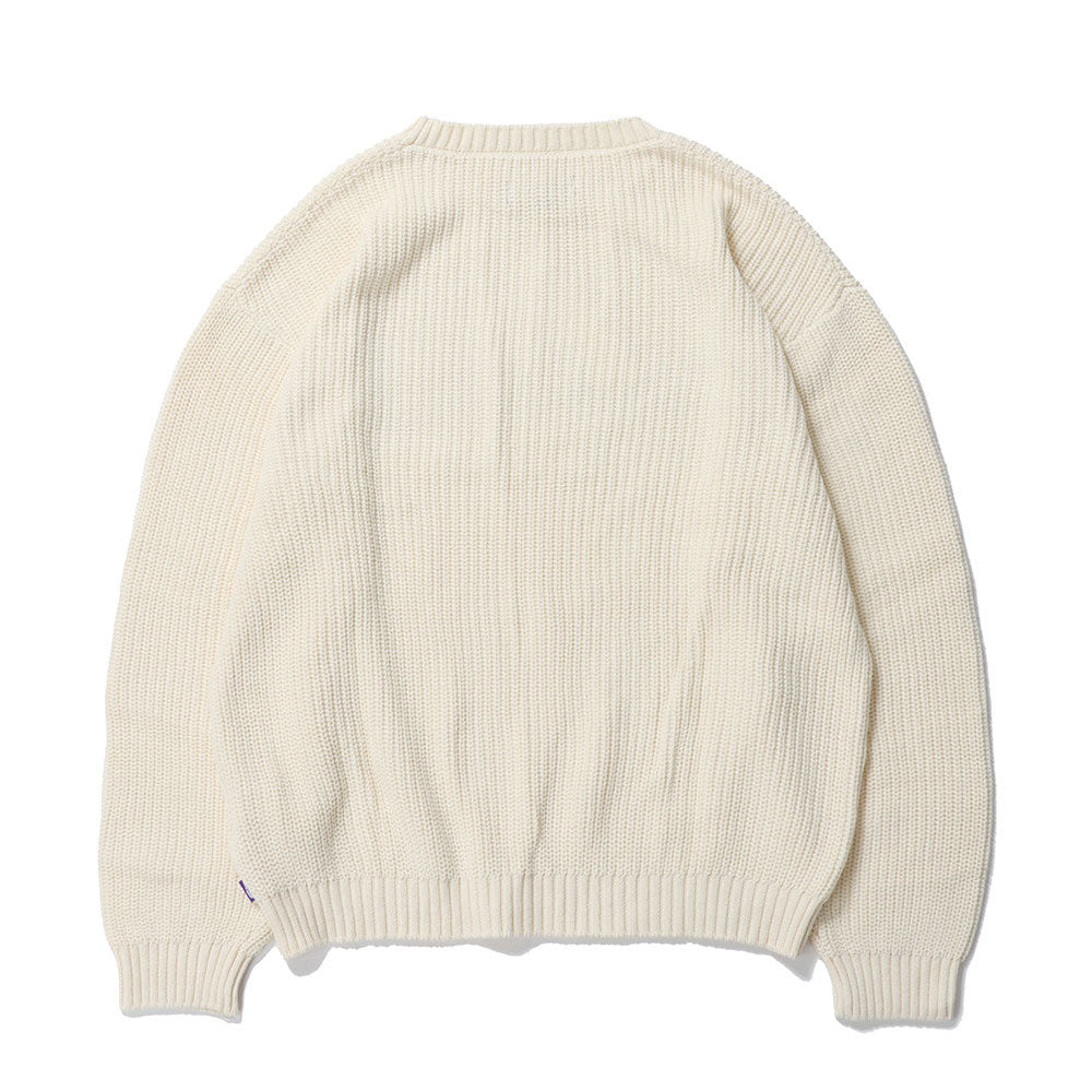 Fucking Awesome Drip Logo Sweater - Cream