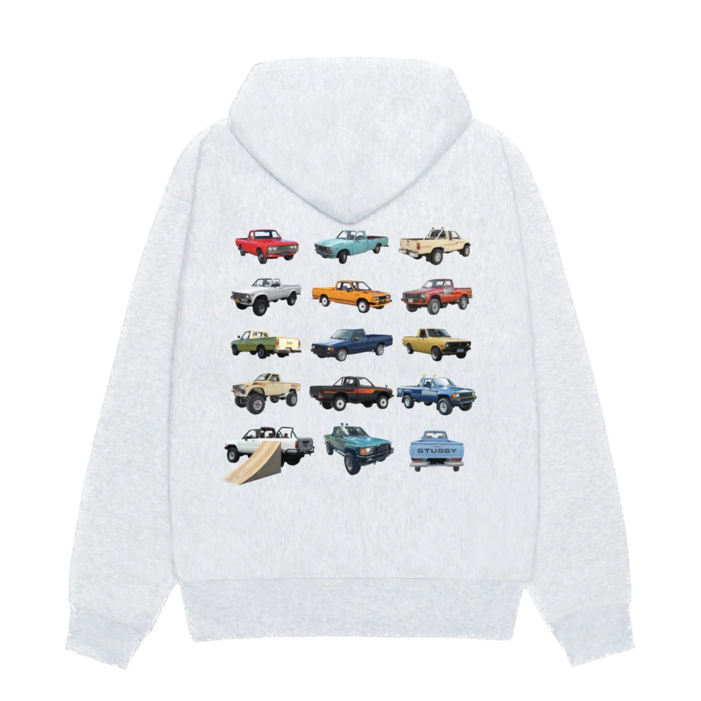 Stussy Pickup Zip Hoodie - Ash