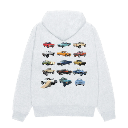 Stussy Pickup Zip Hoodie - Ash