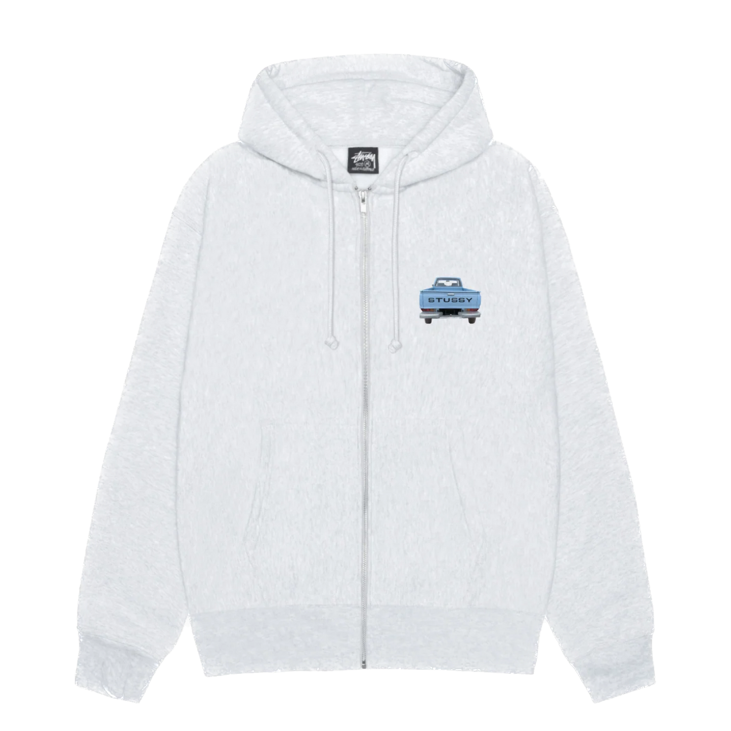 Stussy Pickup Zip Hoodie - Ash