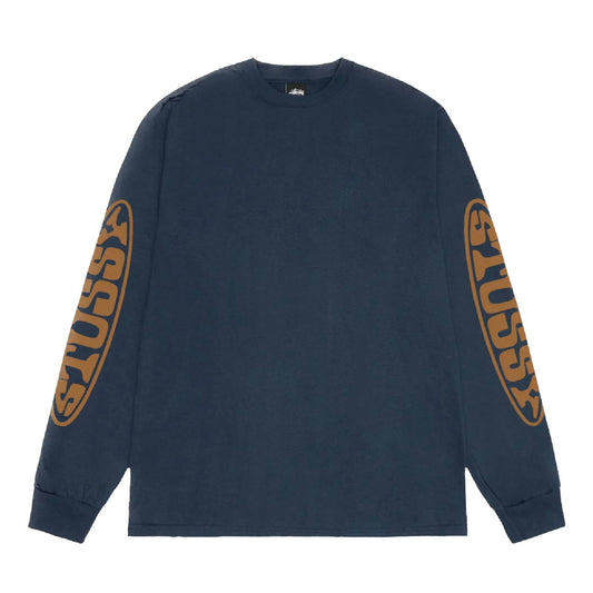 Stussy Pill Longsleeve Tee - Navy