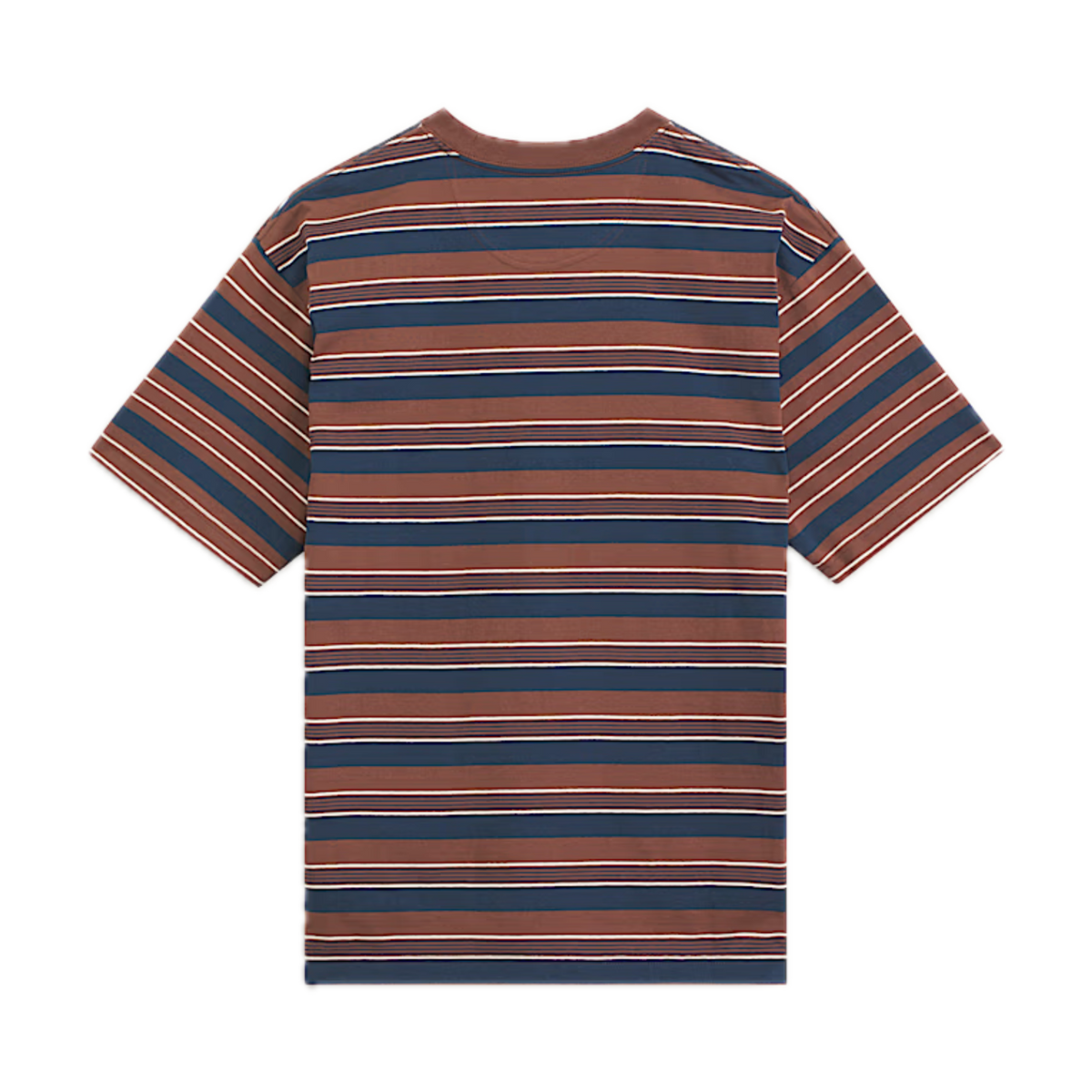 Vans Pismo Shortsleeved Striped Shirt - Potting Soil Brown