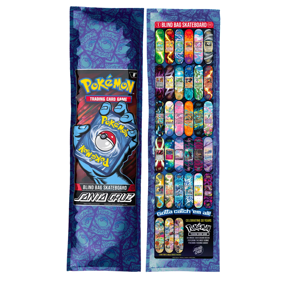 Santa Cruz x Pokémon TCG Blind Bag Deck Raffle