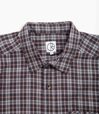Polar Mitchell Poplin Shirt - Graphite/Gold