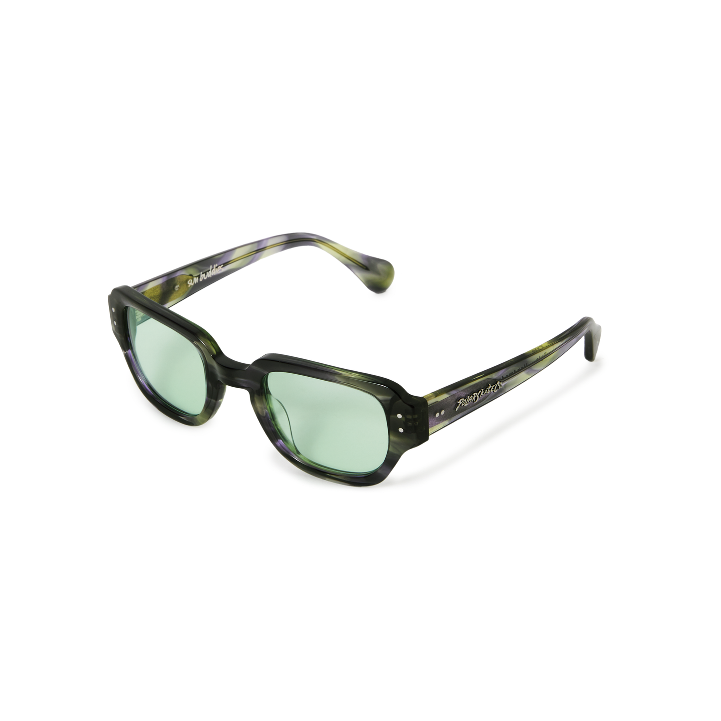 Polar Sun Buddies Pyle Sunglasses - Violet Green