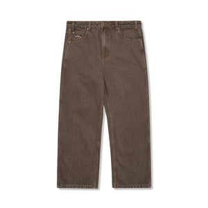 Butter Goods Pooch Relaxed Denim Jeans - Washed Brown